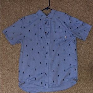 vans pineapple button down